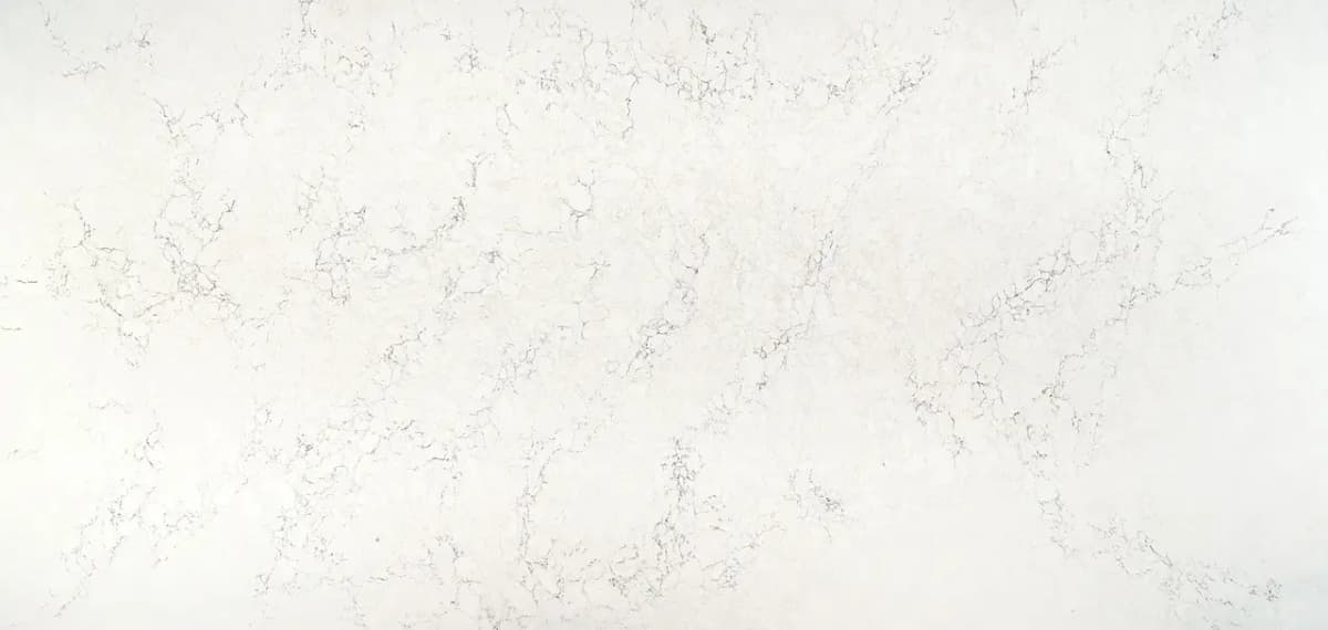 On a bed of tranquil, creamy parchment, flowing veins of dove-gray and khaki traverse to elevate any interior with a gentle yet striking presence.