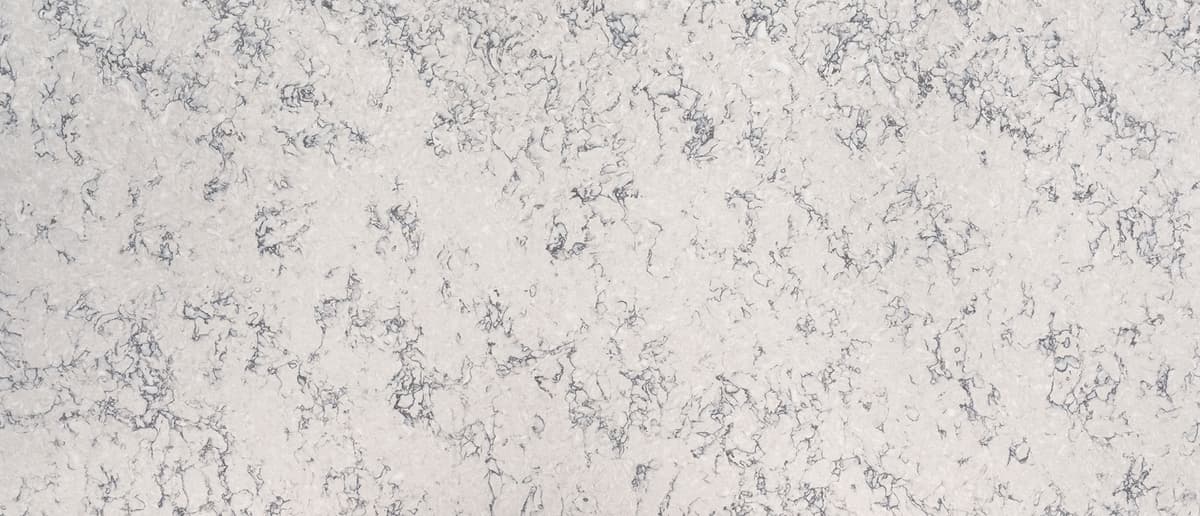 White quartz with gray veining.