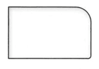 3/8" round: edge profile for a countertop.