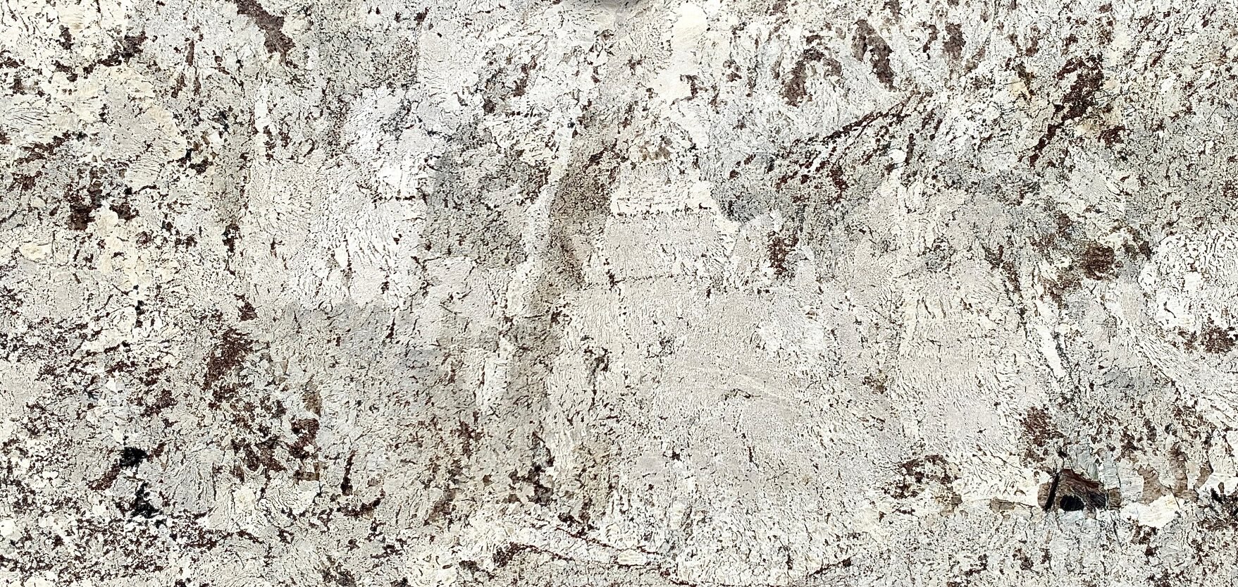 White and cream colored granite.